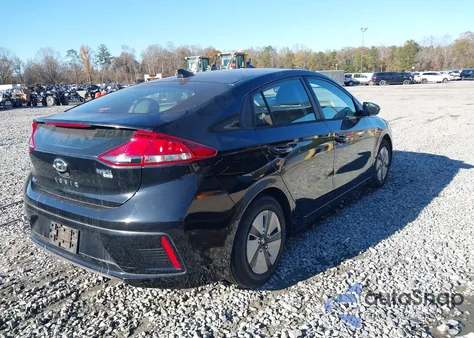 2020 Hyundai Ioniq Hybrid Blue из США, поврежденный, VIN KMHC65LC7LU227404